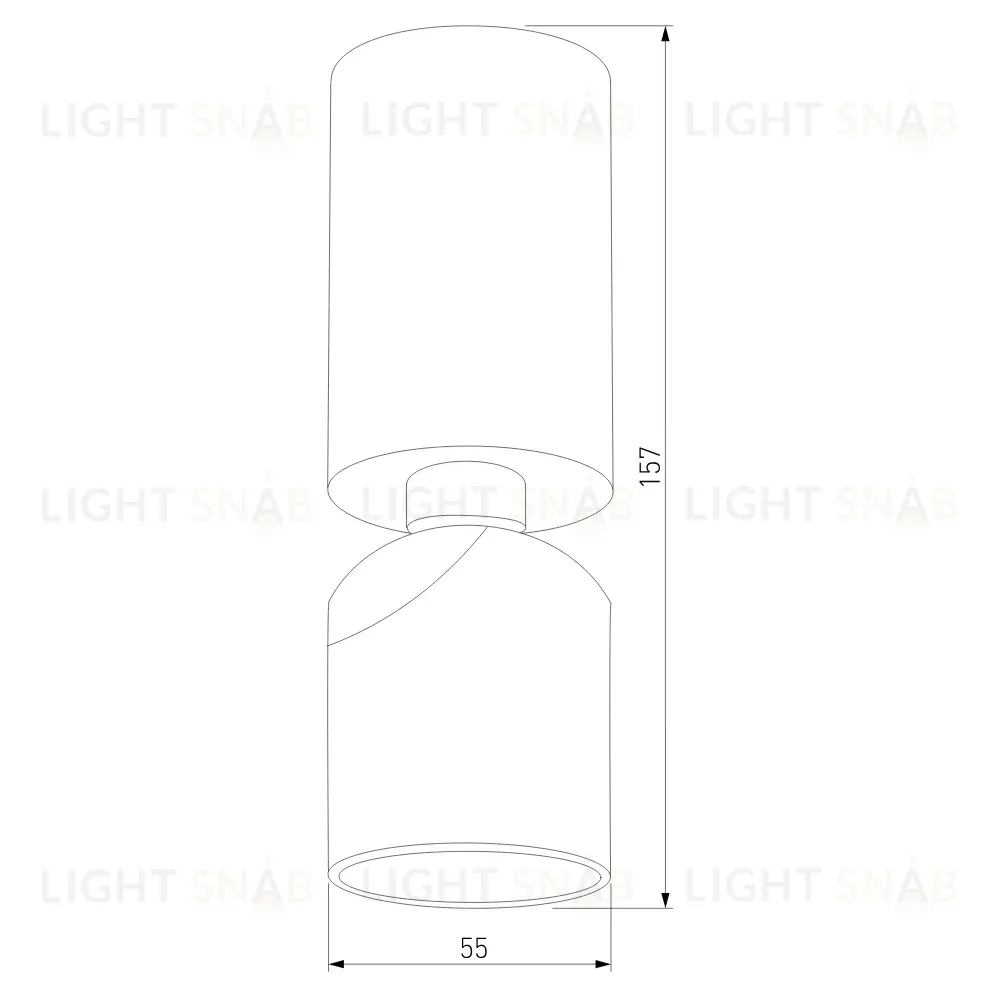 Накладной спот Elektrostandard Spot 4690389204302 25106/LED a066398 4690389204302