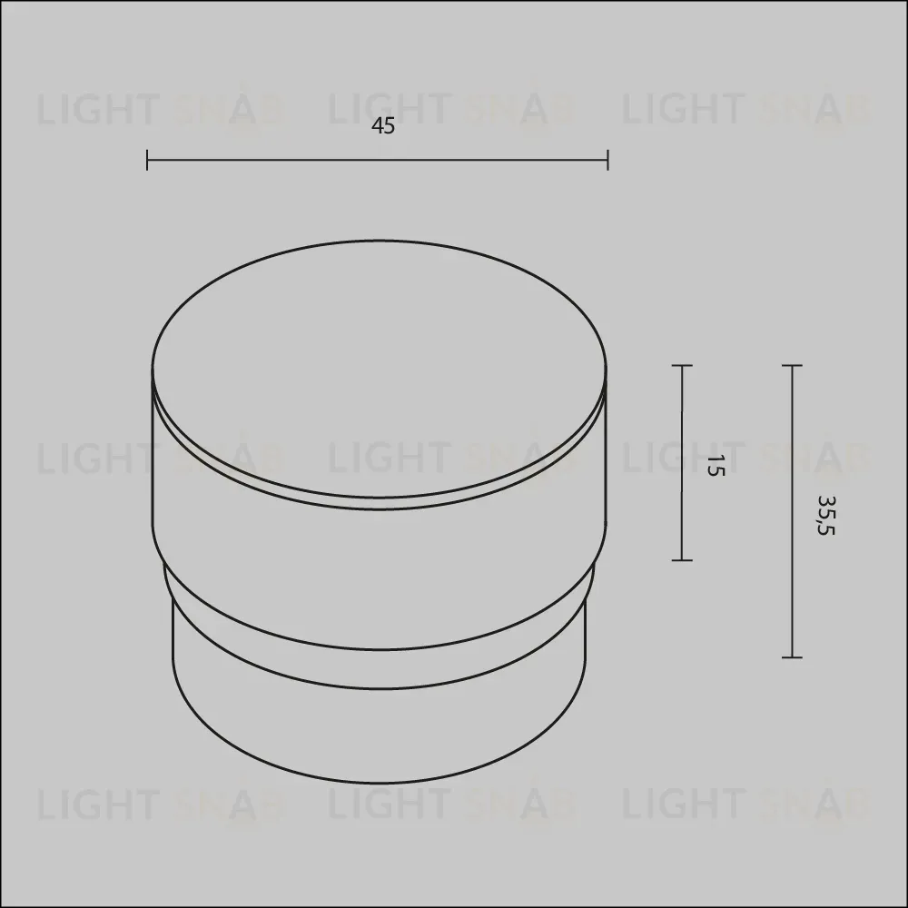 Рассеиватель Maytoni Focus LED RingSAcr-5-W RingSAcr-5-W