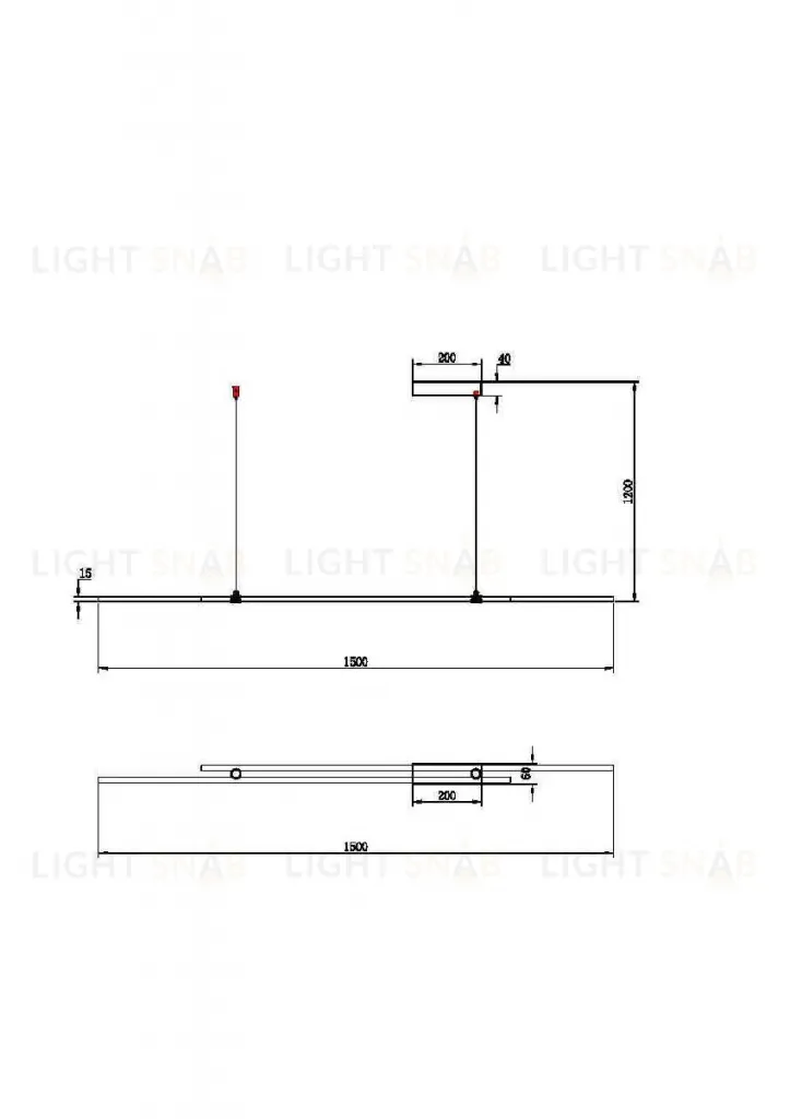 Подвесной светильник Maytoni Halo MOD005PL-L48BSK MOD005PL-L48BSK