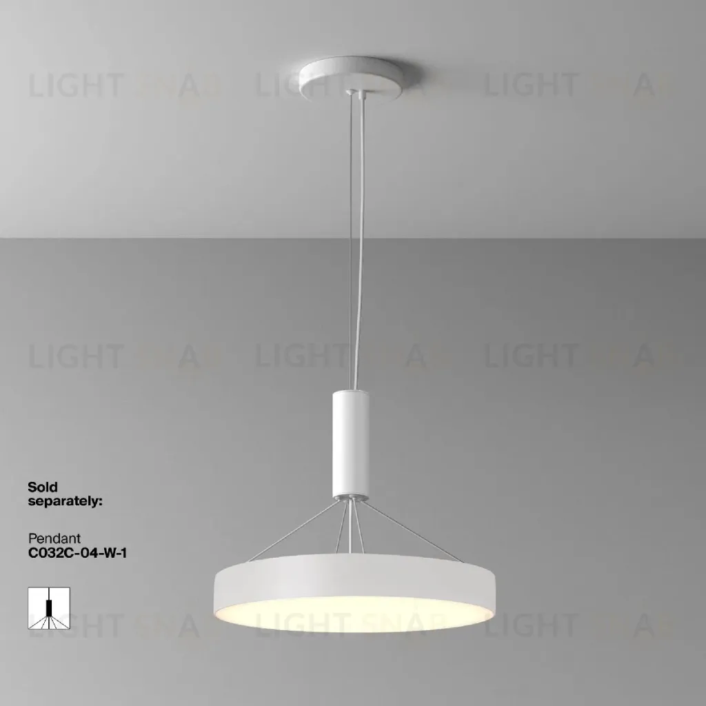 Потолочный светильник Maytoni Zon C032CL-45W3K-RD-W C032CL-45W3K-RD-W