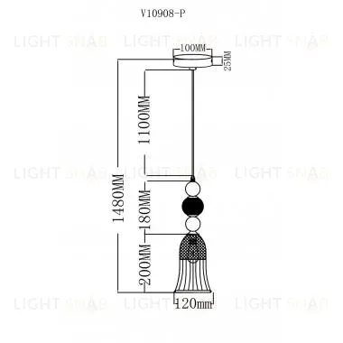Подвесной светильник Moderli Glassy V10907-P V10907-P