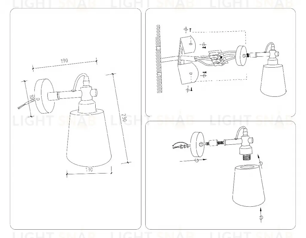 Бра Ambrella Light Loft TR82212 TR82212