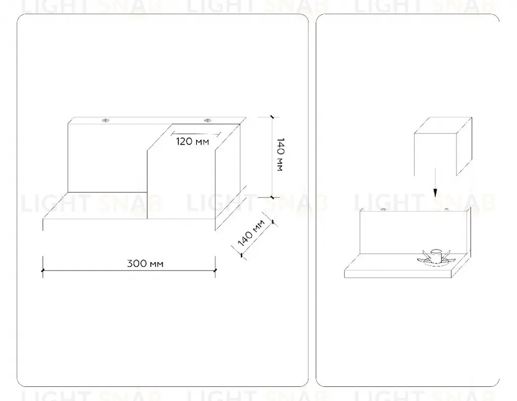 Настенный светильник Ambrella Light Loft TR83123 TR83123