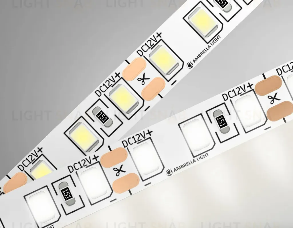 Светодиодная лента Ambrella Light LED Strip 12В 2835 9,6Вт/м 4500K 5м IP20 GS1102 GS1102