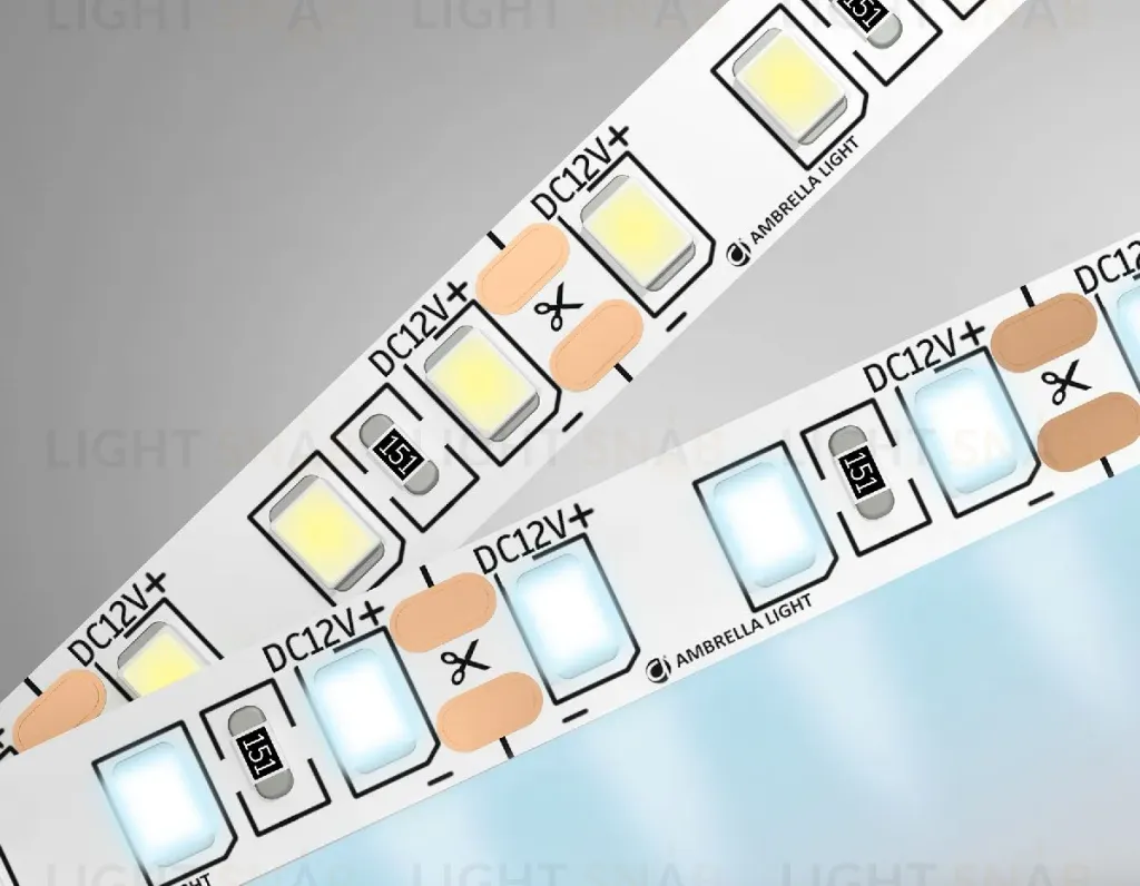 Светодиодная лента Ambrella Light LED Strip 12В 2835 9,6Вт/м 6500K 5м IP20 GS1103 GS1103