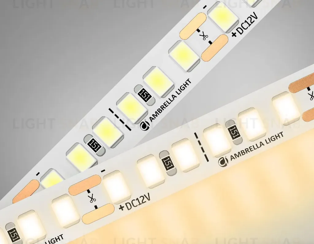 Светодиодная лента Ambrella Light LED Strip 12В 2835 14,4Вт/м 3000K 5м IP20 GS1301 GS1301