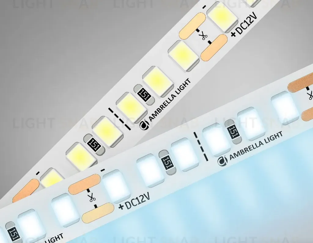 Светодиодная лента Ambrella Light LED Strip 12В 2835 14,4Вт/м 6500K 5м IP20 GS1303 GS1303