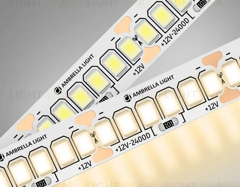 Светодиодная лента Ambrella Light LED Strip 12В 2835 17Вт/м 3000K 5м IP20 GS1401 GS1401
