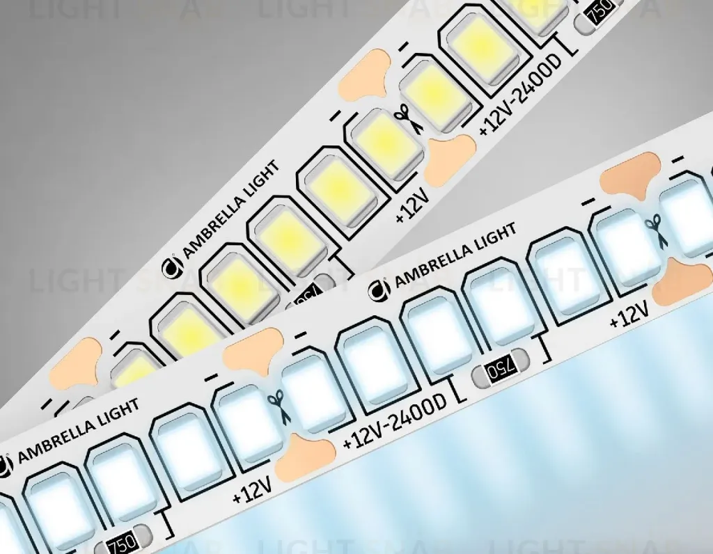 Светодиодная лента Ambrella Light LED Strip 12В 2835 19,2Вт/м 6500K 5м IP20 GS1503 GS1503