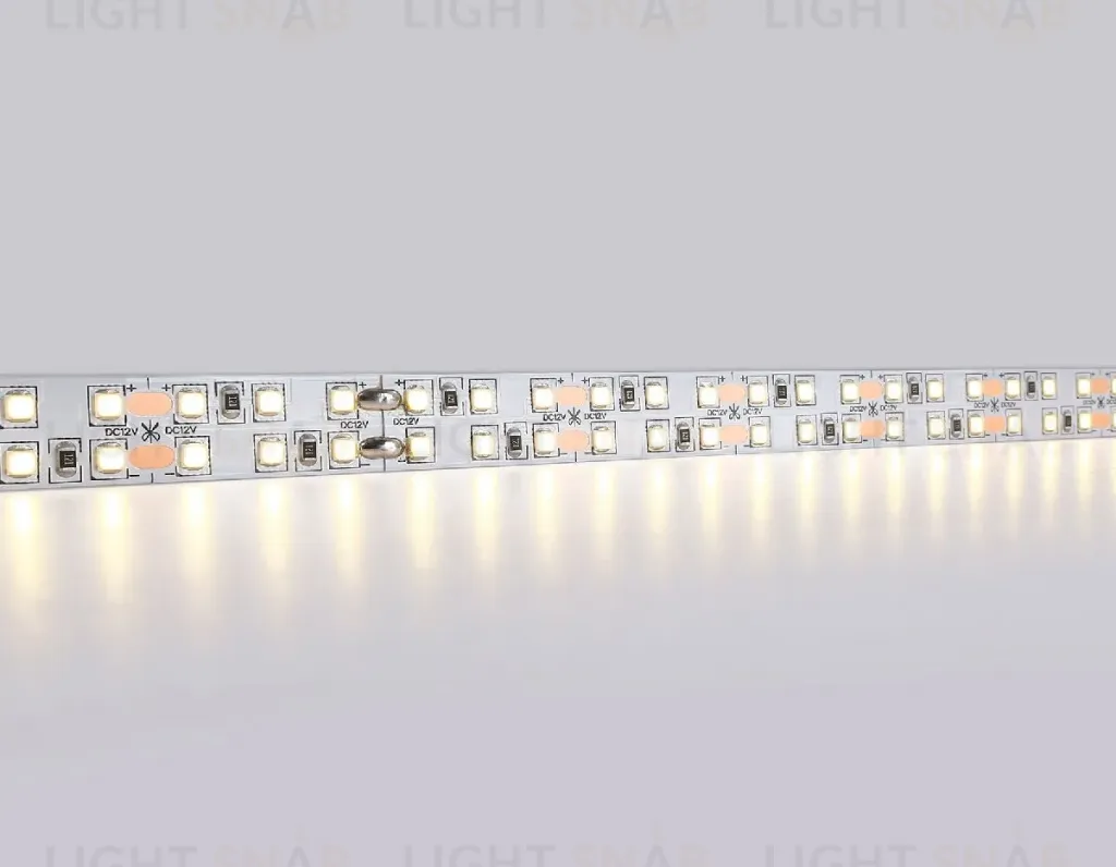 Светодиодная лента двухрядная Ambrella Light LED Strip 12В 2835 24Вт/м 3000K 5м IP20 GS1701 GS1701