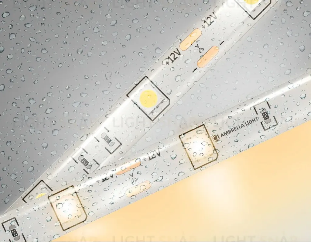 Светодиодная лента Ambrella Light LED Strip 12В 5050 7,2Вт/м 3000K 5м IP65 GS1901 GS1901