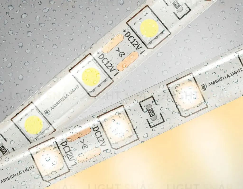 Светодиодная лента Ambrella Light LED Strip 12В 5050 14,4Вт/м 3000K 5м IP65 GS2101 GS2101