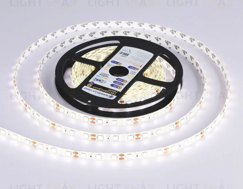 Светодиодная лента Ambrella Light LED Strip 12В 5050 14,4Вт/м 4500K 5м IP65 GS2102 GS2102