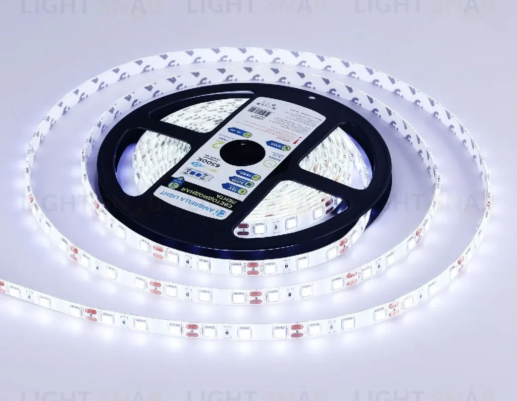 Светодиодная лента Ambrella Light LED Strip 12В 5050 14,4Вт/м 6500K 5м IP65 GS2103 GS2103