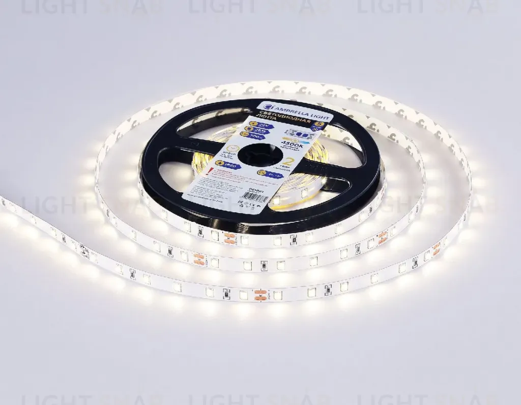 Светодиодная лента Ambrella Light LED Strip 24В 2835 6Вт/м 4500K 5м IP20 GS3002 GS3002