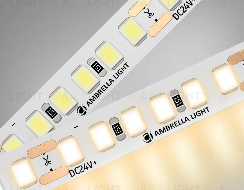 Светодиодная лента Ambrella Light LED Strip 24В 2835 14,4Вт/м 3000K 5м IP20 GS3201 GS3201