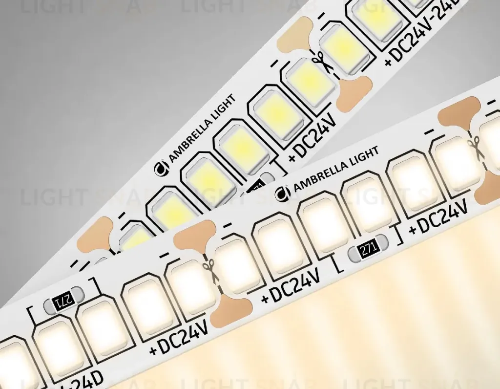 Светодиодная лента Ambrella Light LED Strip 24В 2835 22Вт/м 3000K 5м IP20 GS3501 GS3501