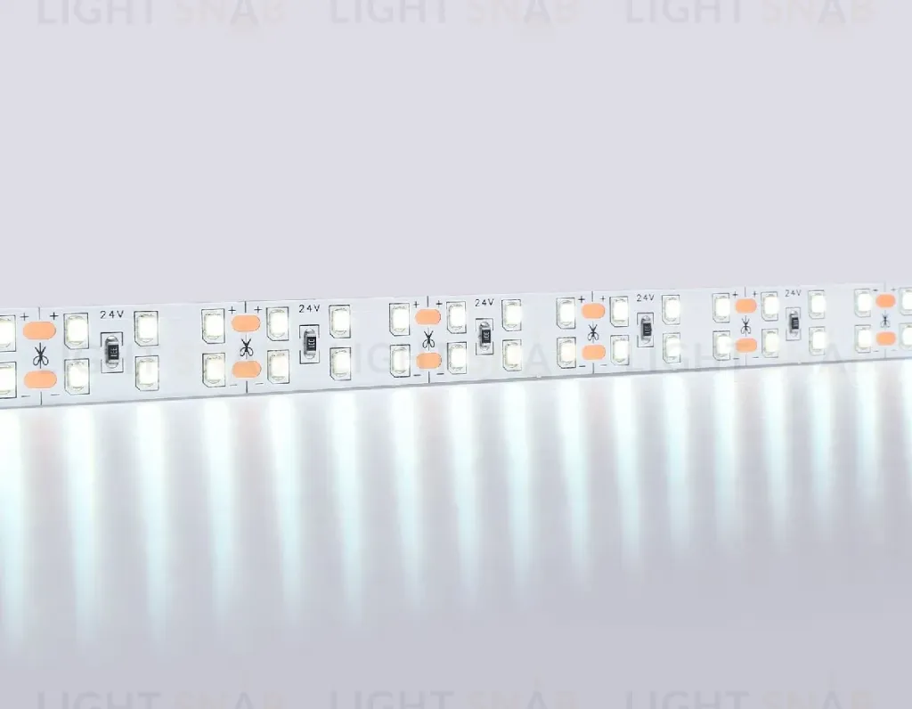Светодиодная лента двухрядная Ambrella Light LED Strip 24В 2835 20Вт/м 6500K 5м IP20 GS3603 GS3603
