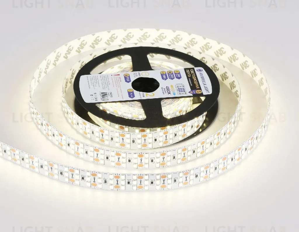 Светодиодная лента трехрядная Ambrella Light LED Strip 24В 2835 26Вт/м 4500K 5м IP20 GS3902 GS3902