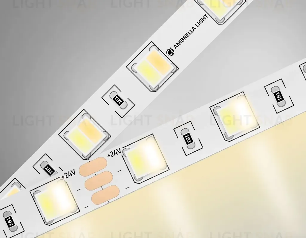 Светодиодная лента Ambrella Light LED Strip 24В 5050 14Вт/м 3000-6500K 5м IP20 GS4101 GS4101
