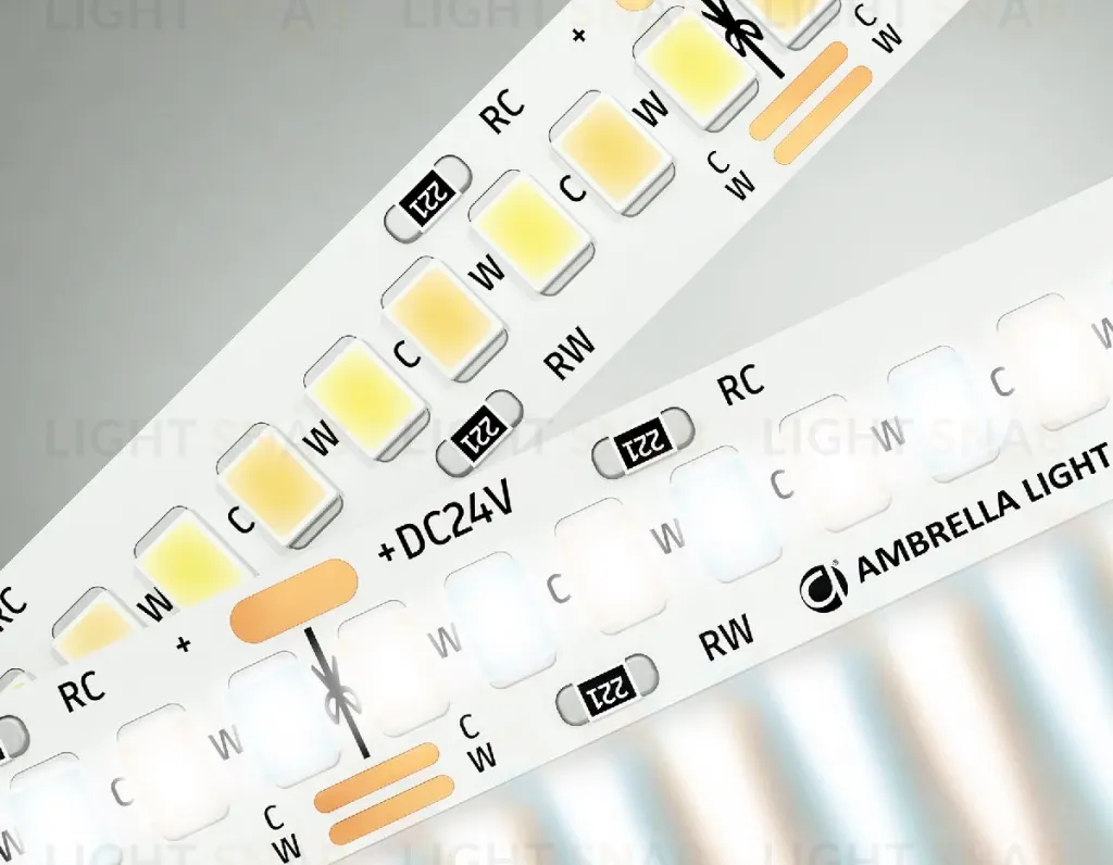 Светодиодная лента Ambrella Light LED Strip 24В 2835 18Вт/м 3000-6500K 5м IP20 GS4151 GS4151