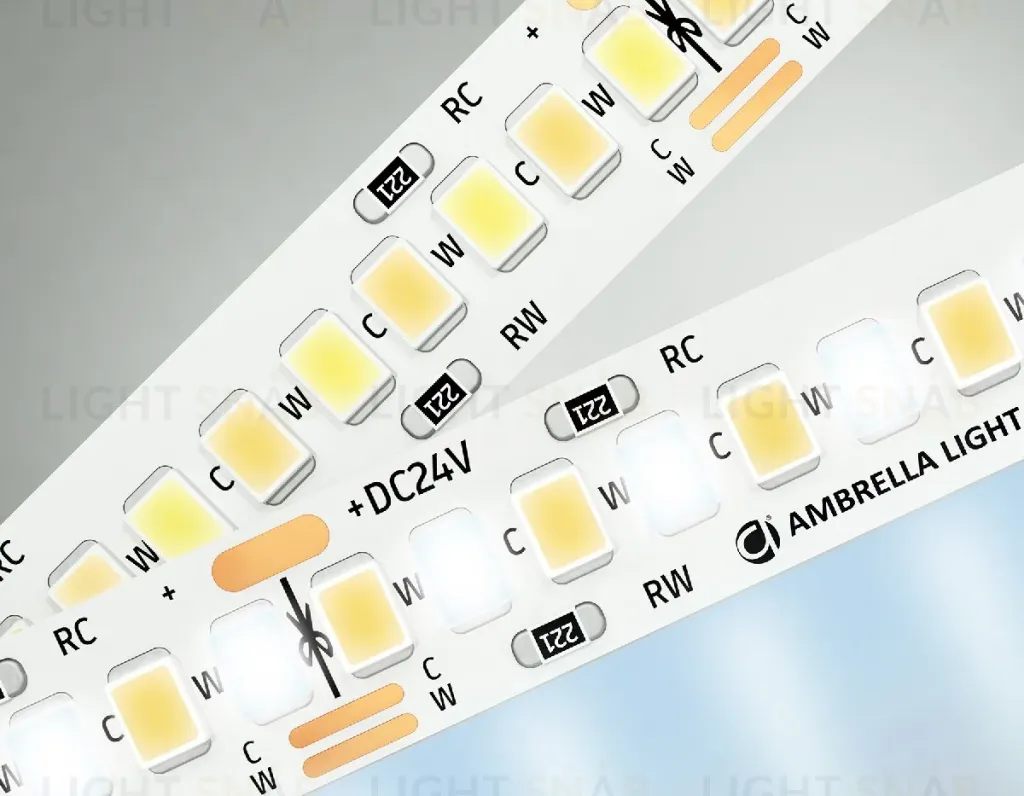 Светодиодная лента Ambrella Light LED Strip 24В 2835 18Вт/м 3000-6500K 5м IP20 GS4151 GS4151
