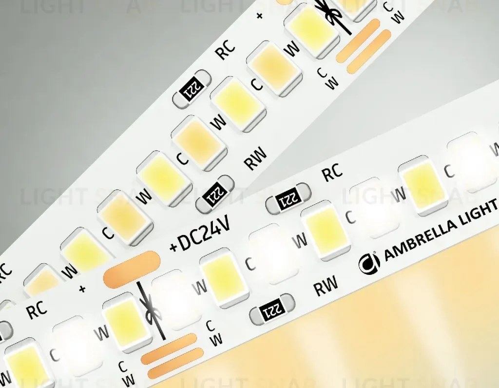 Светодиодная лента Ambrella Light LED Strip 24В 2835 18Вт/м 3000-6500K 5м IP20 GS4151 GS4151