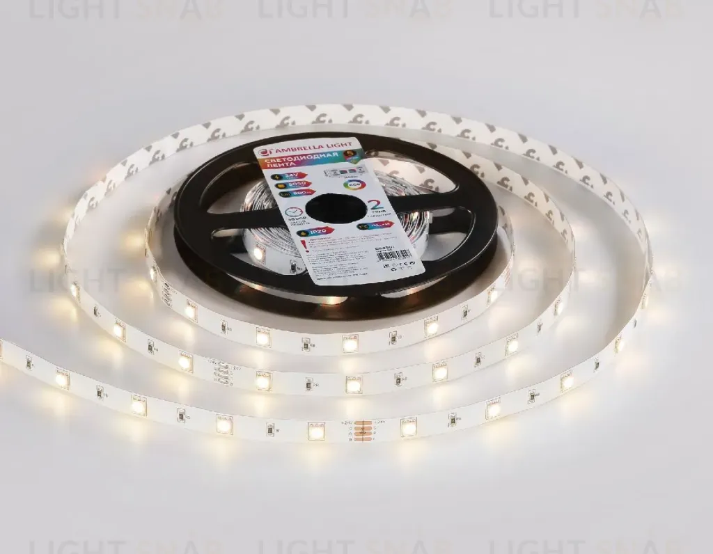 Светодиодная лента Ambrella Light LED Strip 24В 5050 7,2Вт/м RGB 5м IP20 GS4301 GS4301