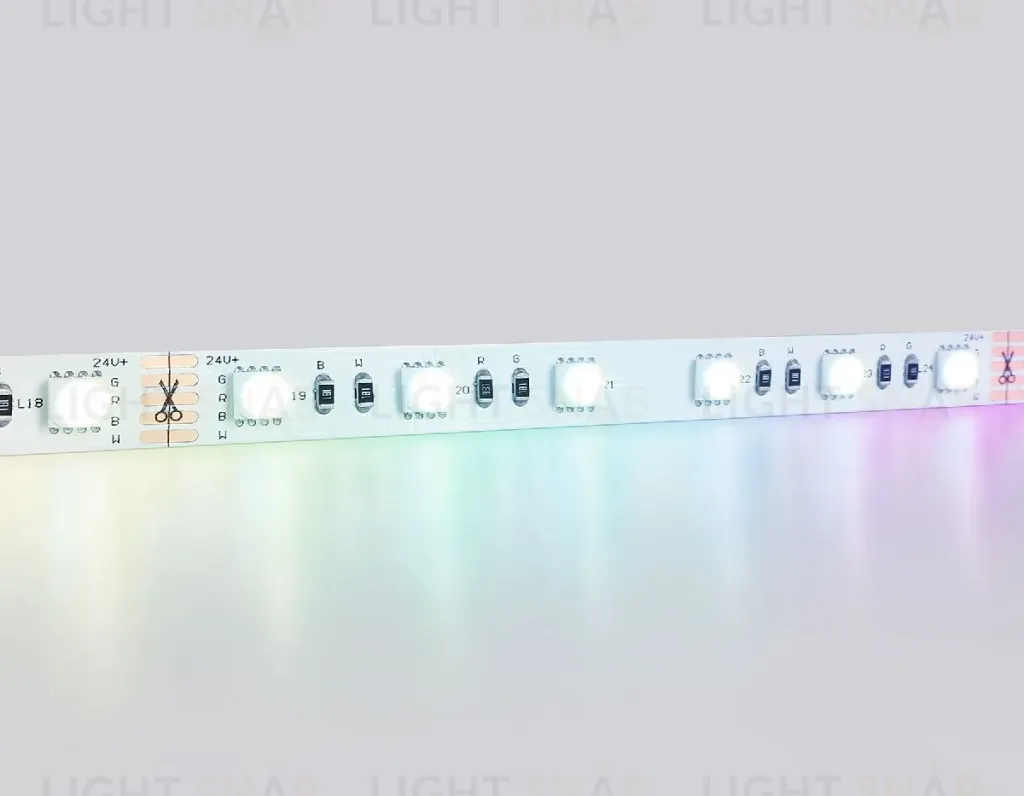 Светодиодная лента Ambrella Light LED Strip 24В 5050 10Вт/м RGBW+6500K 5м IP20 GS4403 GS4403