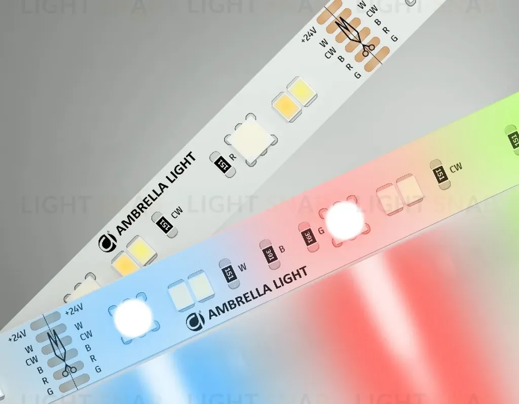 Светодиодная лента Ambrella Light LED Strip 24В 5050+2835 13Вт/м RGB+3000-6500K 5м IP20 GS4501 GS4501