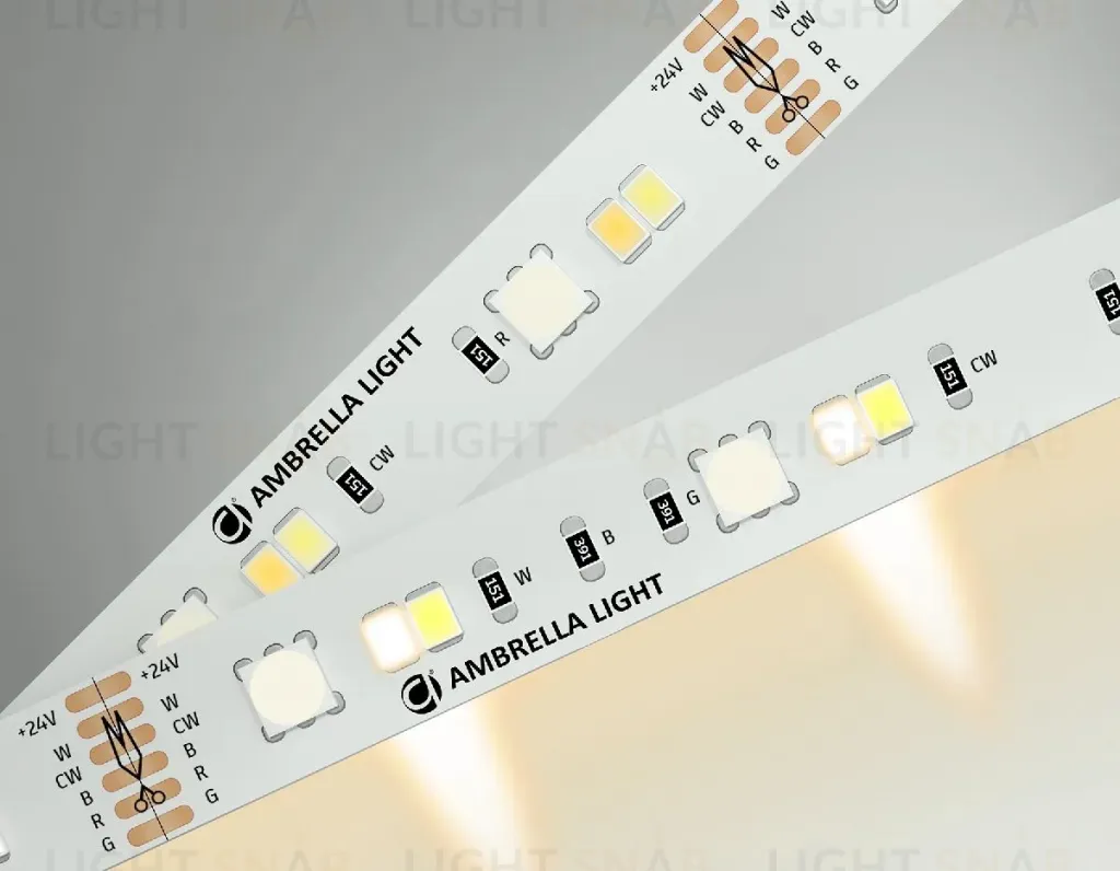 Светодиодная лента Ambrella Light LED Strip 24В 5050+2835 13Вт/м RGB+3000-6500K 5м IP20 GS4501 GS4501
