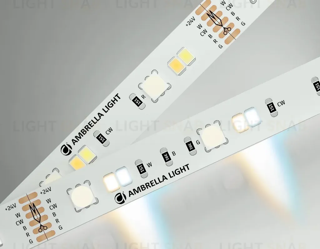 Светодиодная лента Ambrella Light LED Strip 24В 5050+2835 13Вт/м RGB+3000-6500K 5м IP20 GS4501 GS4501