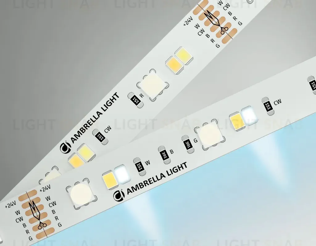 Светодиодная лента Ambrella Light LED Strip 24В 5050+2835 13Вт/м RGB+3000-6500K 5м IP20 GS4501 GS4501