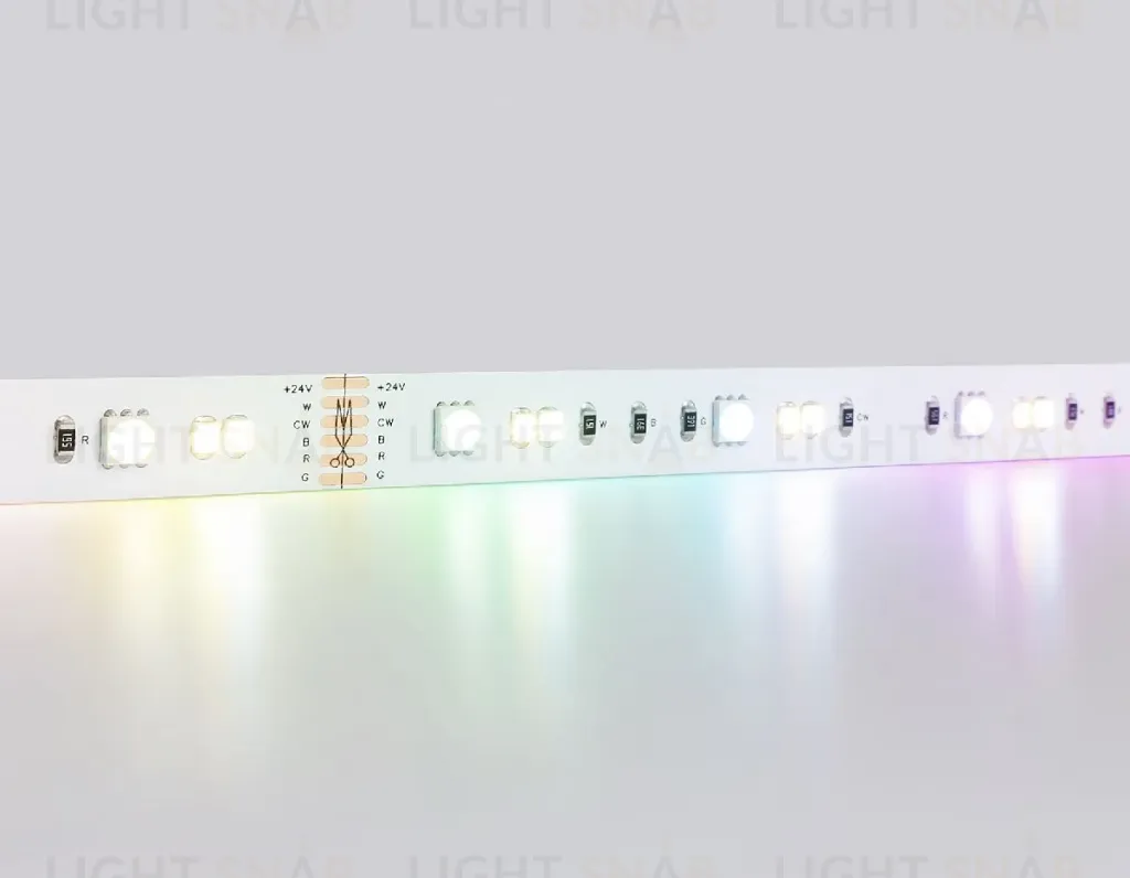 Светодиодная лента Ambrella Light LED Strip 24В 5050+2835 13Вт/м RGB+3000-6500K 5м IP20 GS4501 GS4501