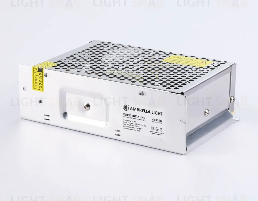 Блок питания Ambrella Light LED Driver 12V 250Вт AC90-260 20.8A IP20 GS9508 GS9508