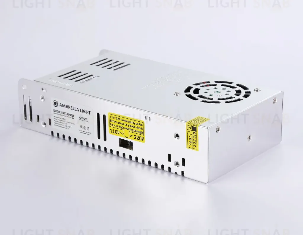 Блок питания Ambrella Light LED Driver 12V 360Вт AC90-260 30A IP20 GS9551 GS9551