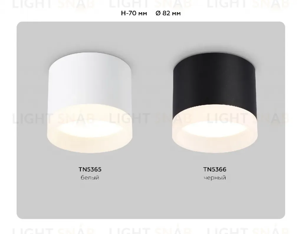 Накладной светильник Ambrella Light Acrylic Frost TN5365 TN5365