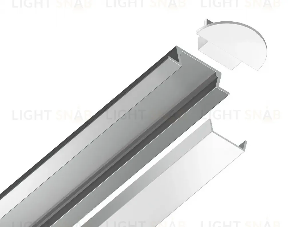 Алюминиевый встраиваемый профиль Ambrella Light Alum Profile GP1001AL GP1001AL
