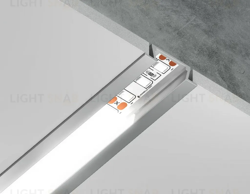 Алюминиевый встраиваемый профиль Ambrella Light Alum Profile GP1001AL GP1001AL