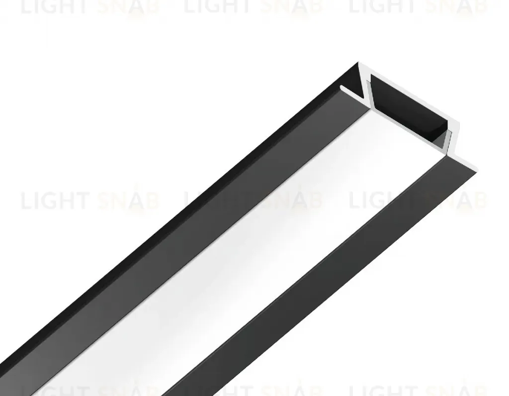 Алюминиевый встраиваемый профиль Ambrella Light Alum Profile GP1001BK GP1001BK