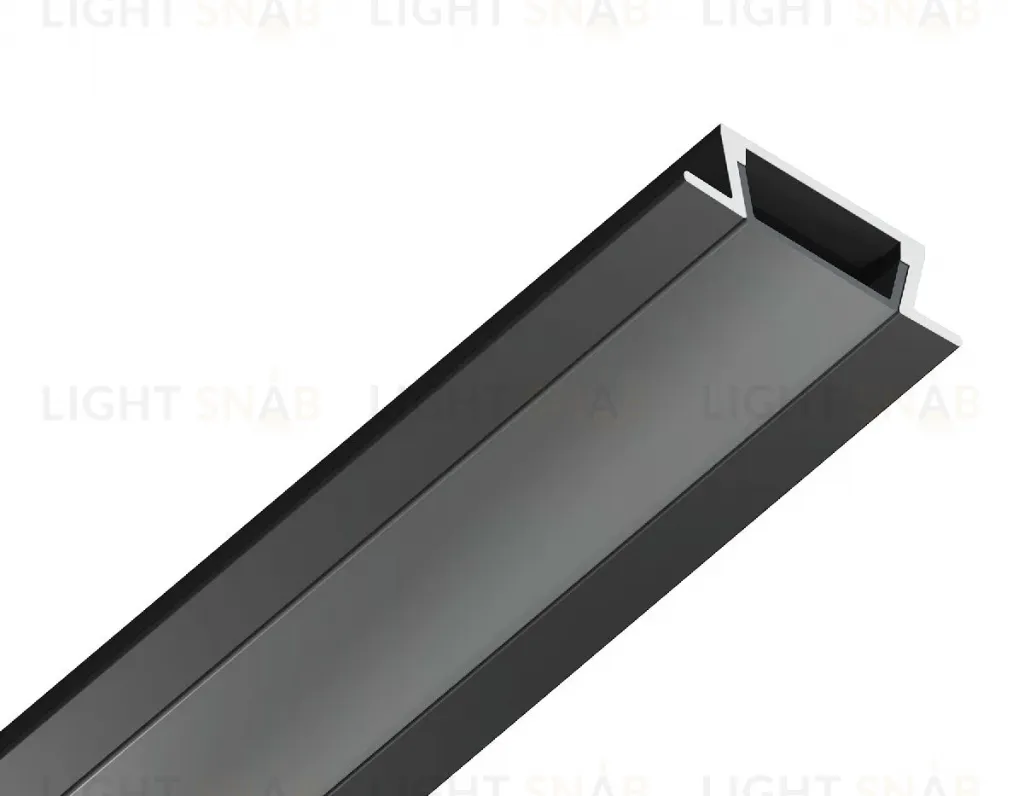 Алюминиевый встраиваемый профиль Ambrella Light Alum Profile GP1001BK/BK GP1001BK/BK