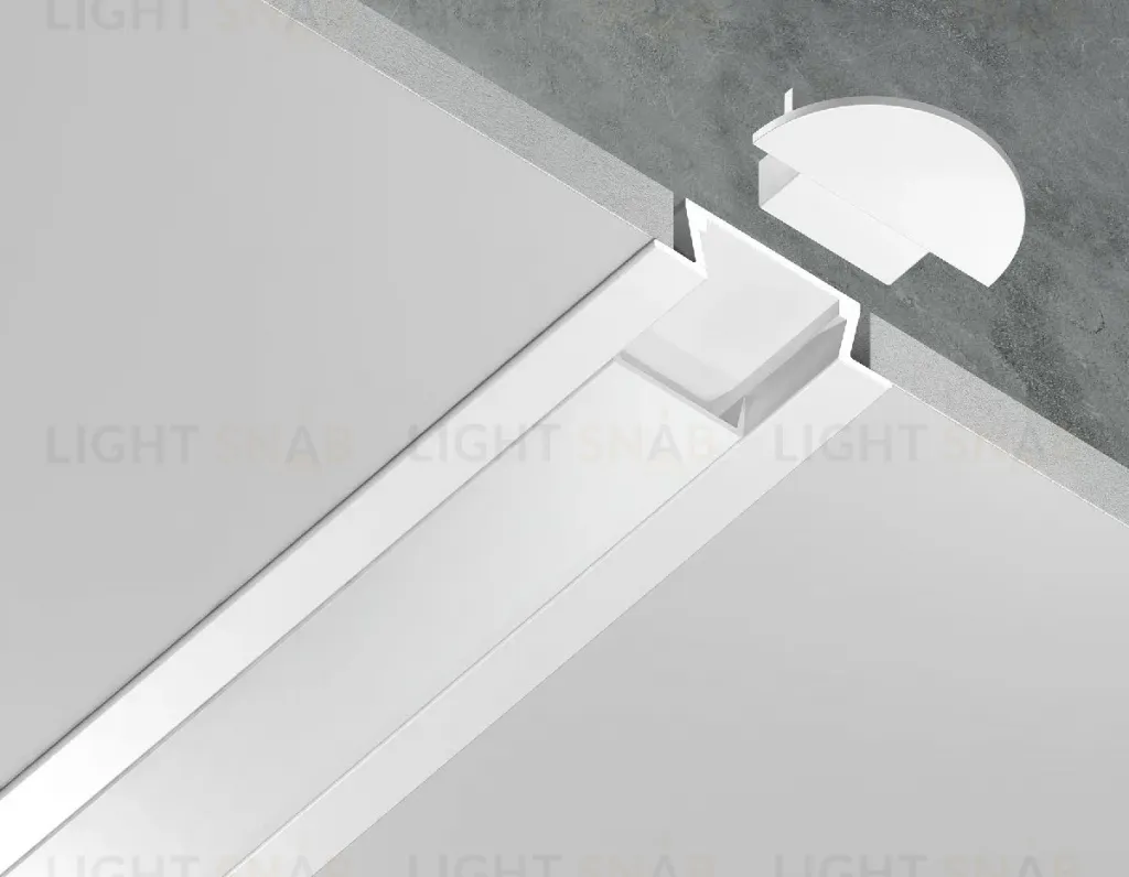 Алюминиевый встраиваемый профиль Ambrella Light Alum Profile GP1001WH GP1001WH