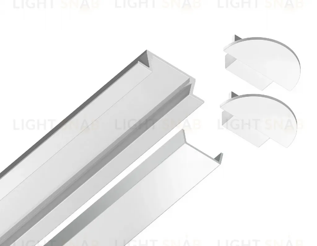 Алюминиевый встраиваемый профиль Ambrella Light Alum Profile GP1001WH GP1001WH