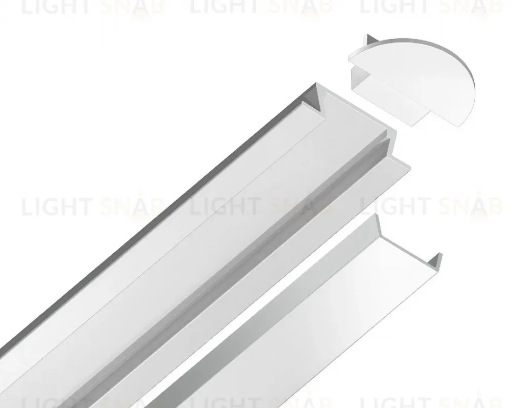 Алюминиевый встраиваемый профиль Ambrella Light Alum Profile GP1001WH GP1001WH