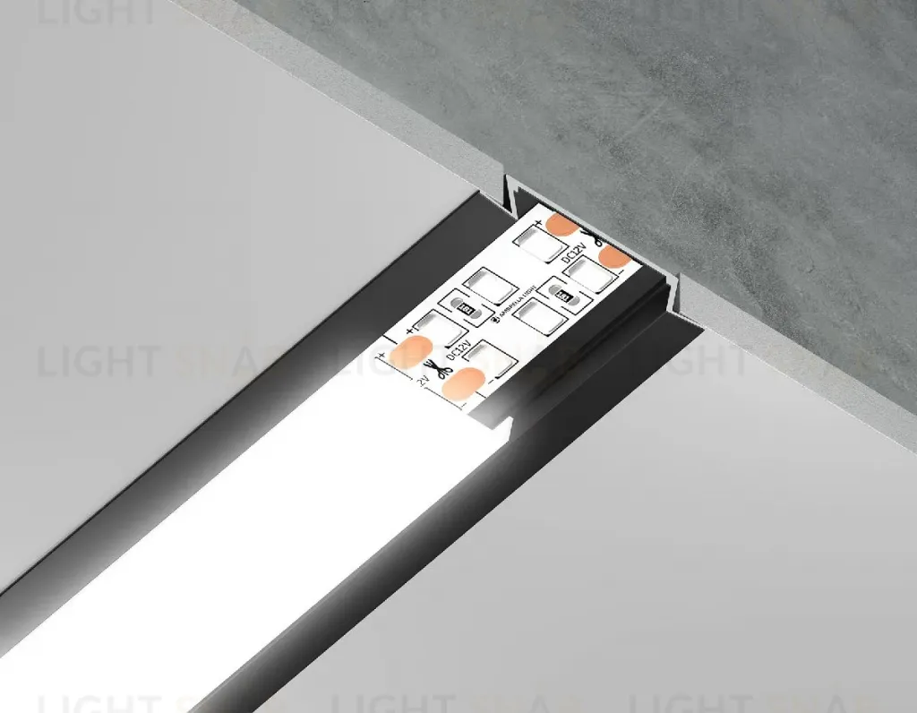 Алюминиевый встраиваемый профиль Ambrella Light Alum Profile GP1100BK GP1100BK