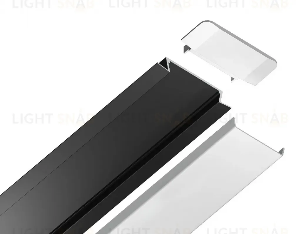 Алюминиевый встраиваемый профиль Ambrella Light Alum Profile GP1100BK GP1100BK