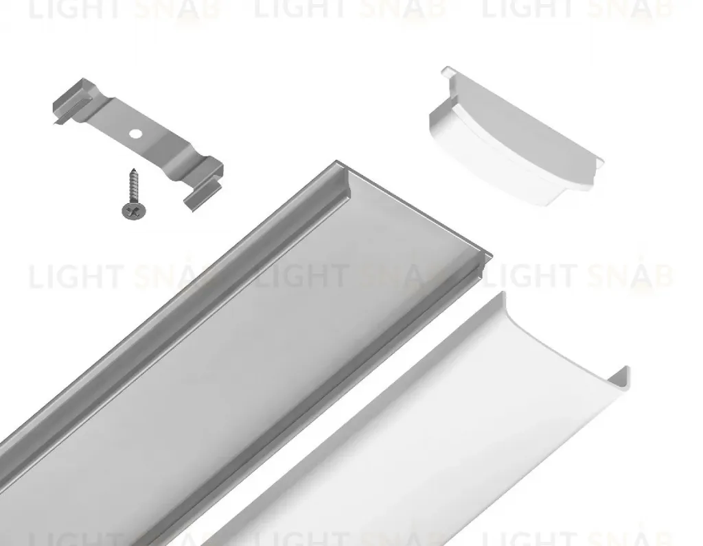 Алюминиевый накладной профиль Ambrella Light Alum Profile GP1600AL GP1600AL