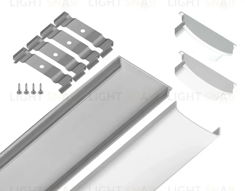 Алюминиевый накладной профиль Ambrella Light Alum Profile GP1600AL GP1600AL