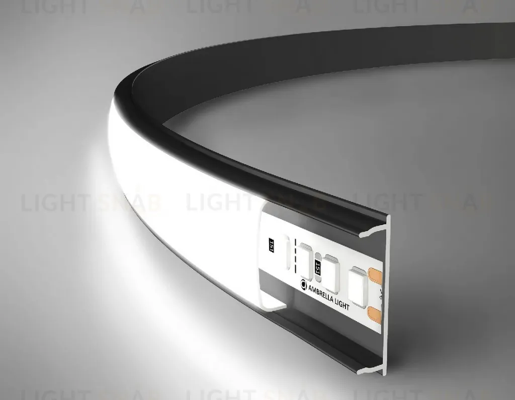 Алюминиевый накладной профиль Ambrella Light Alum Profile GP1600BK GP1600BK