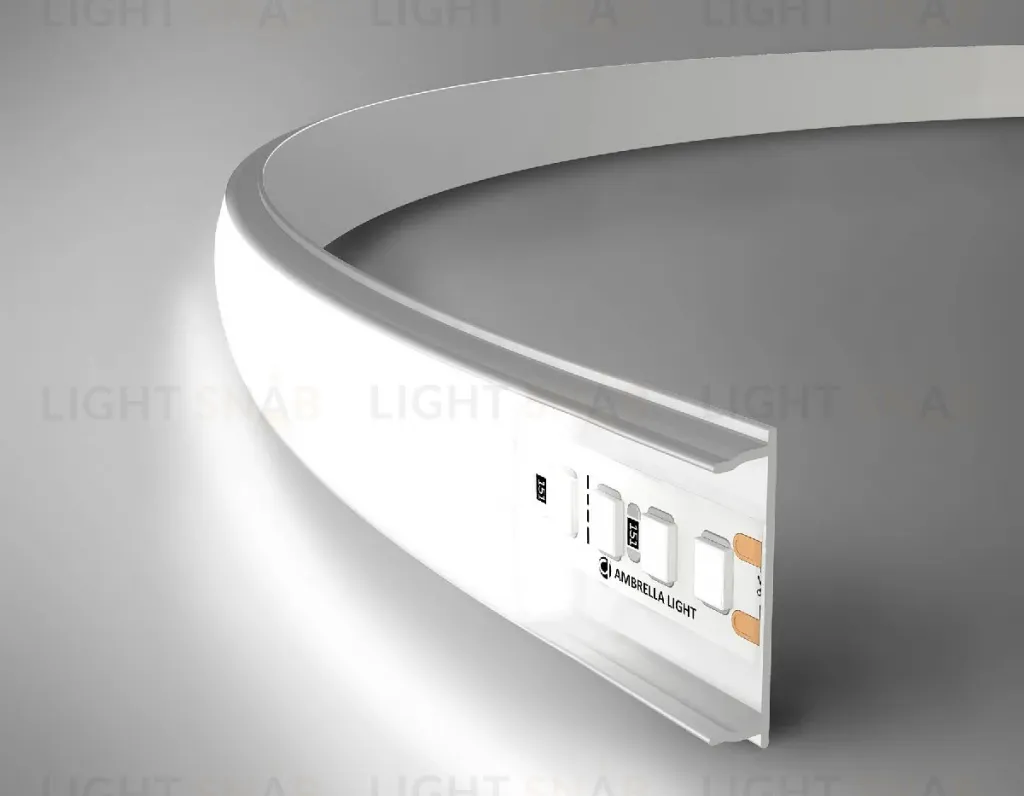 Алюминиевый накладной профиль Ambrella Light Alum Profile GP1600WH GP1600WH